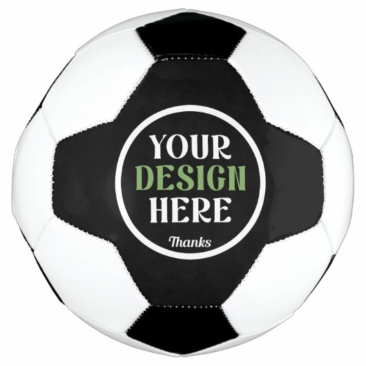 Aangepaste, unieke, slanke & minimalistische Hersh Voetbal (Voorkant)