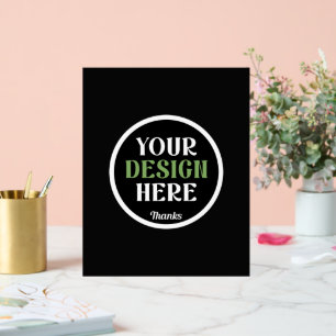 aangepaste, unieke, strakke & minimalistische hers acryl bord