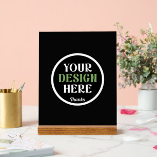 aangepaste, unieke, strakke & minimalistische hers acryl bord