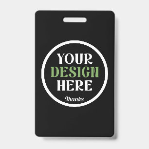 aangepaste, unieke, strakke & minimalistische hers badge