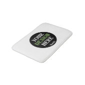 aangepaste, unieke, strakke & minimalistische hers badmat (Gekanteld)