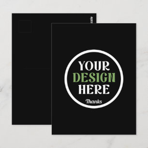 aangepaste, unieke, strakke & minimalistische hers briefkaart