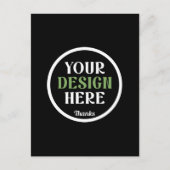 aangepaste, unieke, strakke & minimalistische hers briefkaart (Voorkant)