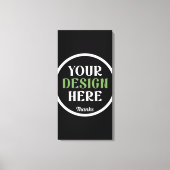 aangepaste, unieke, strakke & minimalistische hers canvas afdruk (Voorkant)