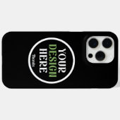aangepaste, unieke, strakke & minimalistische hers Case-Mate iPhone case (Achterkant (horizontaal))