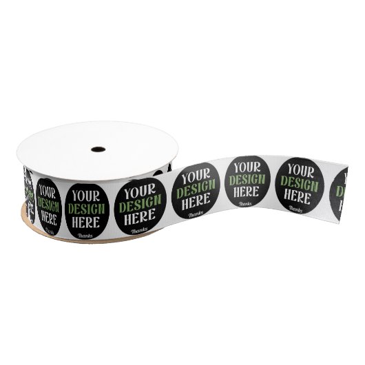aangepaste, unieke, strakke & minimalistische hers grosgrain lint (Spoel)