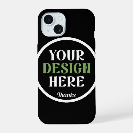aangepaste, unieke, strakke & minimalistische hers iPhone 15 case (Achterkant)