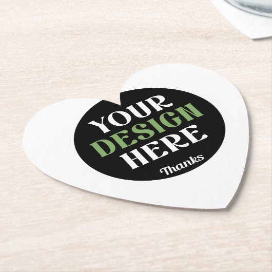 aangepaste, unieke, strakke & minimalistische hers kartonnen onderzetters (Gekanteld)