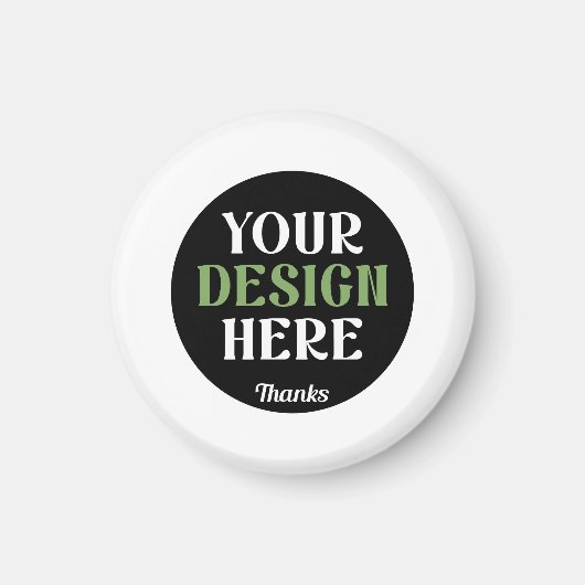 aangepaste, unieke, strakke & minimalistische hers magneet (Voorkant)