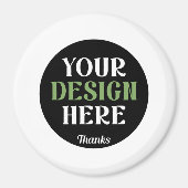 aangepaste, unieke, strakke & minimalistische hers magneet (Voorkant)