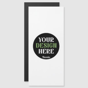 aangepaste, unieke, strakke & minimalistische hers magnetische uitnodiging