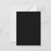 aangepaste, unieke, strakke & minimalistische hers notitiekaartje (Achterkant)