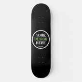 aangepaste, unieke, strakke & minimalistische hers persoonlijk skateboard (Voorkant)