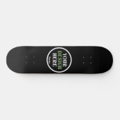 aangepaste, unieke, strakke & minimalistische hers persoonlijk skateboard (Horizontaal)