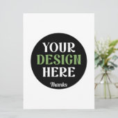 aangepaste, unieke, strakke & minimalistische hers save the date (Staand voorkant)