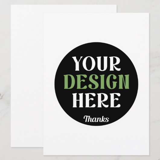 aangepaste, unieke, strakke & minimalistische hers save the date (Voorkant / Achterkant)