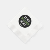 aangepaste, unieke, strakke & minimalistische hers servet (Hoek)