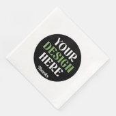 aangepaste, unieke, strakke & minimalistische hers servet (Hoek)