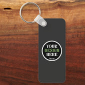 aangepaste, unieke, strakke & minimalistische hers sleutelhanger (Voorkant)