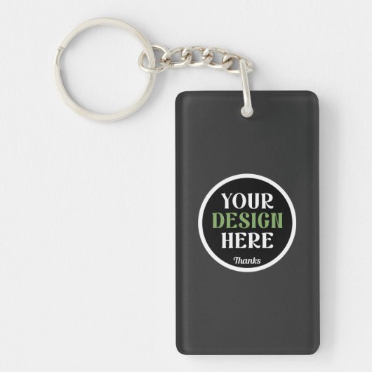 aangepaste, unieke, strakke & minimalistische hers sleutelhanger (Voorkant)