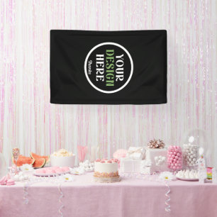 aangepaste, unieke, strakke & minimalistische hers spandoek