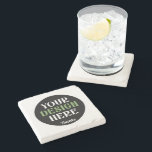 aangepaste, unieke, strakke & minimalistische hers stenen onderzetter<br><div class="desc">Dit ontwerp is voor iedereen toegankelijk. Voel je vrij om het logo,  afbeeldingen,  tekst en kleuren aan te passen aan je voorkeuren. Hartelijk dank.</div>