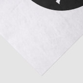 aangepaste, unieke, strakke & minimalistische hers tissuepapier (Detail)