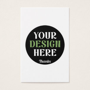 aangepaste, unieke, strakke & minimalistische hers visitekaartje