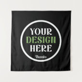 aangepaste, unieke, strakke & minimalistische hers wandkleed (Voorkant)