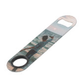 Aangepaste, unieke streepjescode speed flessenopener (Achterkant Gekanteld)