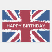 Aangepaste Union Jack Inpakpapier Vel (Voorkant 3)