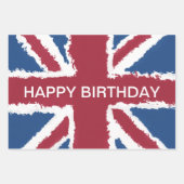 Aangepaste Union Jack Inpakpapier Vel (Voorkant 2)