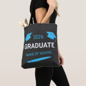Aangepaste universiteit afstuderen 2026  tote bag (Dichtbij)