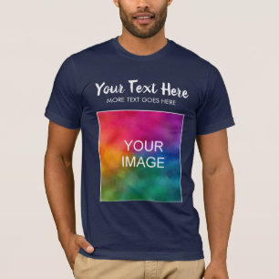 Aangepaste upload afbeelding logo tekst heren Bell T-shirt