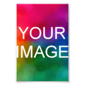 Aangepaste upload foto Afbeelding Logo Sjabloon Hi Foto Afdruk (Voorkant)
