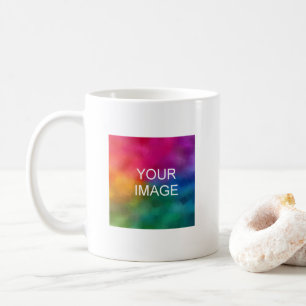 Aangepaste Upload Je Foto Afbeelding Hier Sjabloon Koffiemok