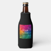 Aangepaste upload uw bedrijf Logo Moderne Sjabloon Flesjeskoeler (Fles Voorkant)