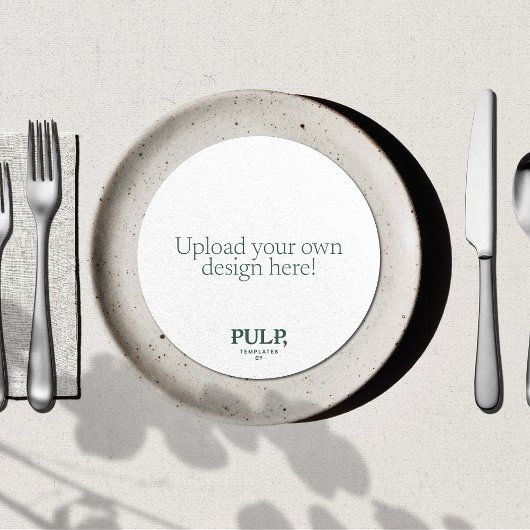 Aangepaste upload uw eigen ronde menu kaart