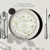 Aangepaste upload uw eigen ronde menu kaart