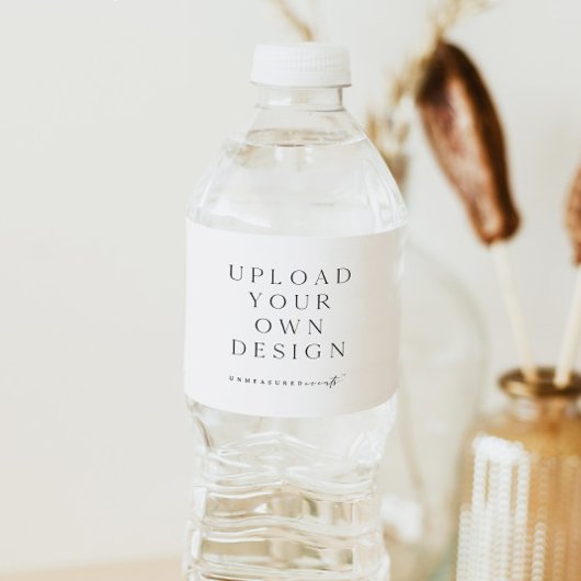 Aangepaste Upload uw eigen Water Bottle Label Waterfles Etiket