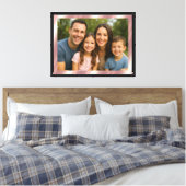 Aangepaste Upload van Eigen Foto naar Roze Goud Te Canvas Afdruk (Insitu (Slaapkamer))