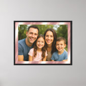 Aangepaste Upload van Eigen Foto naar Roze Goud Te Canvas Afdruk (Voorkant)
