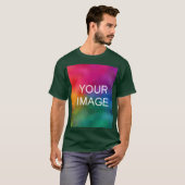 Aangepaste Upload van Uw Logo of Foto Heren Modern T-shirt (Voorkant volledig)