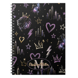 Aangepaste Urbane Graffiti Kosmische Doodle Notitieboek