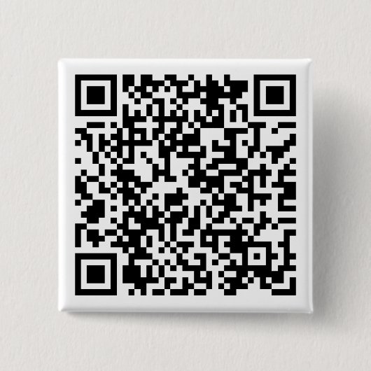 Aangepaste URL-vierkant Sticker voor aangepaste QR Vierkante Button 5,1 Cm (Voorkant)