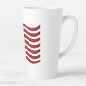 Aangepaste USA-vlagmarkering Latte-mok Patriottisc Latte Mok (Rechts)