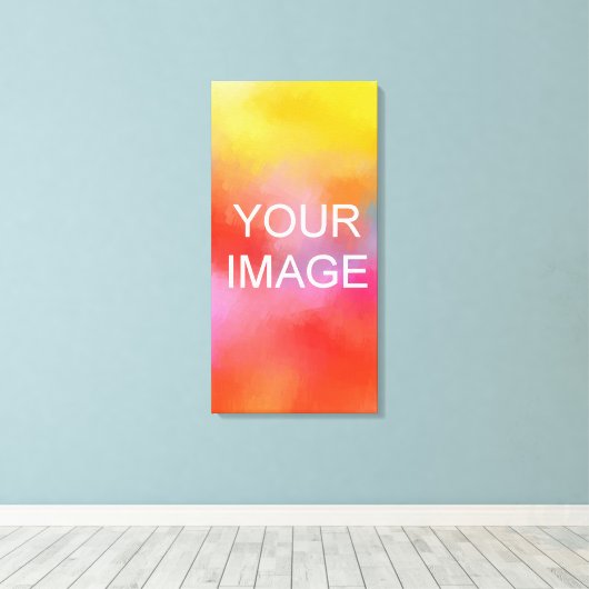 Aangepaste uw Afbeelding foto Afbeelding Sjabloon Canvas Afdruk (Insitu (Houten vloer))