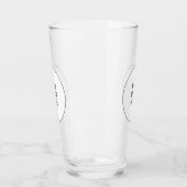 Aangepaste uw Afbeelding Foto of Business Logo 16o Glas (Links)