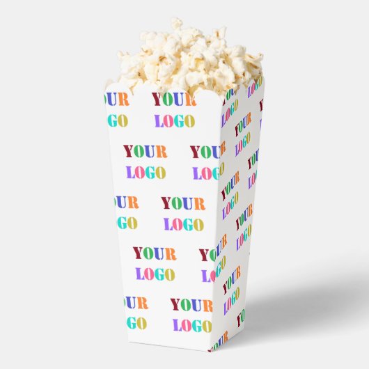 Aangepaste uw bedrijf Logo Business Popcorn Box Bedankdoosjes (Popped)