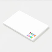 Aangepaste uw bedrijf Logo Business Sticky Notes (Schuin)